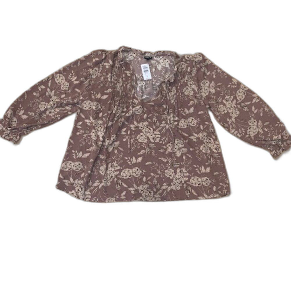 🌸 Torrid Plus Size Boho Long Sleeve Blouse – Size 4 🌸